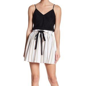 NWT AFTER MARKET Striped Belted Skirt